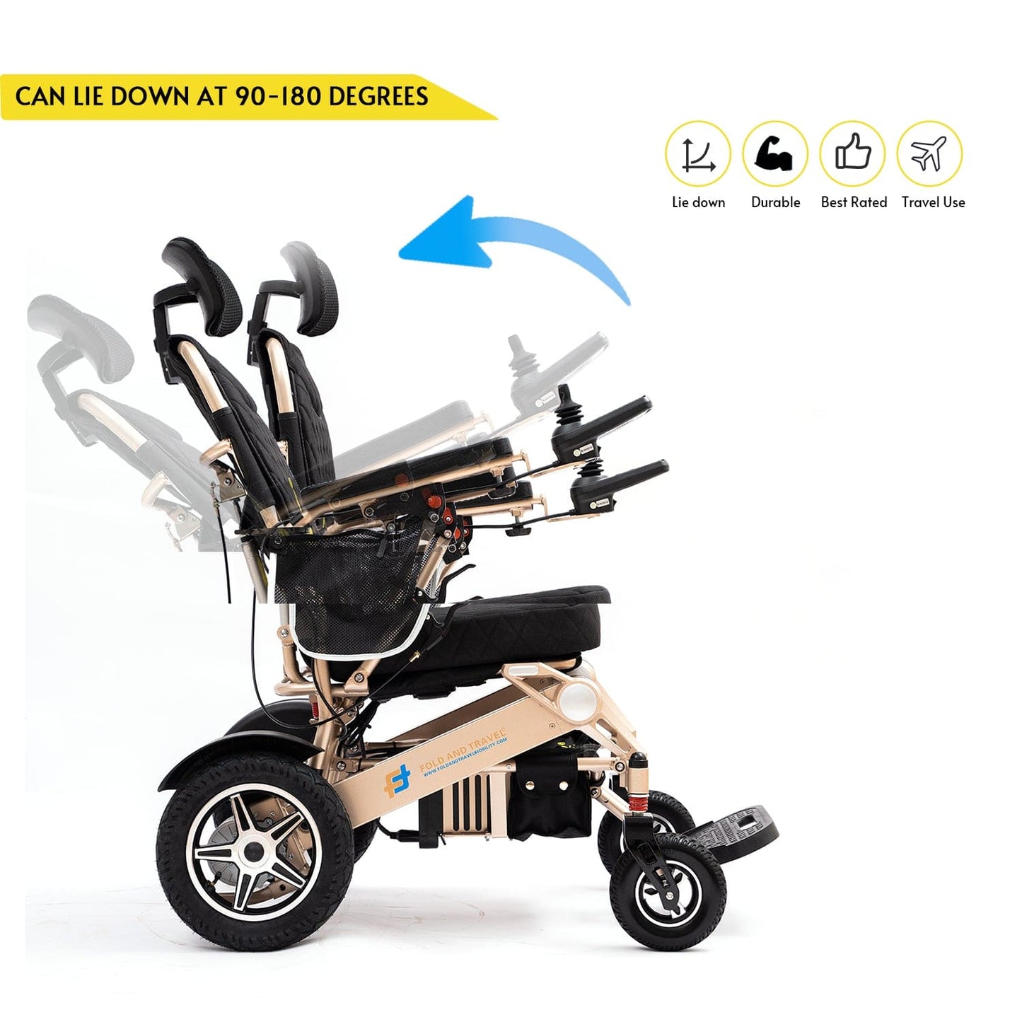 ALT Tag: Electric Wheelchair - Reclining Mobility Aid for Comfort and Support
Keywords: Electric wheelchair, Reclining electric wheelchair