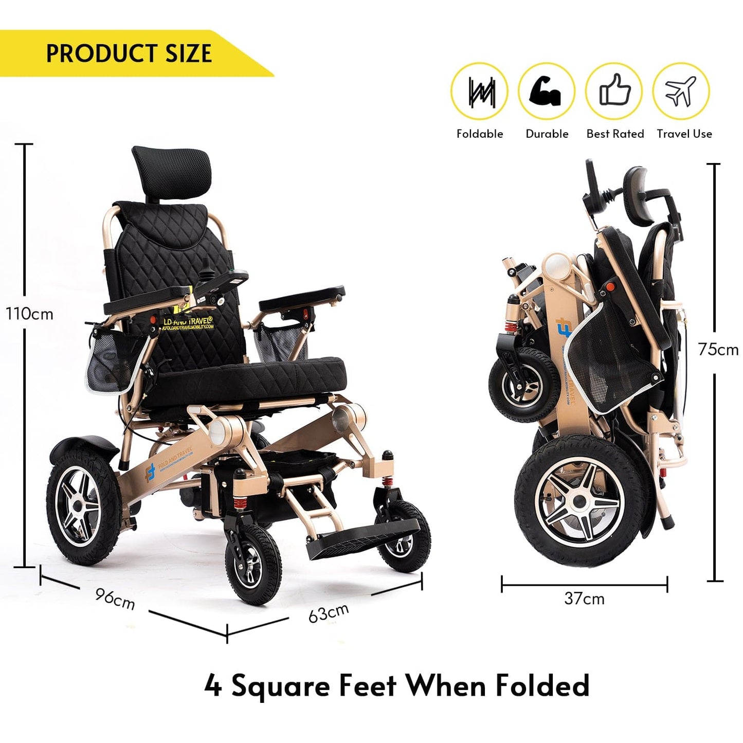 ALT Tag: Electric Wheelchair - Reclining Mobility Aid for Comfort and Support
Keywords: Electric wheelchair, Reclining electric wheelchair