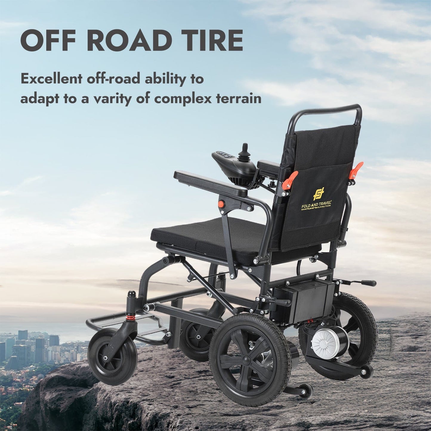 Fold and Travel Electric Wheelchair Lightweight Foldable Electric Wheelchair Mobility Scooter Wheel chair Automated Narrow Design For Adults and Seniors