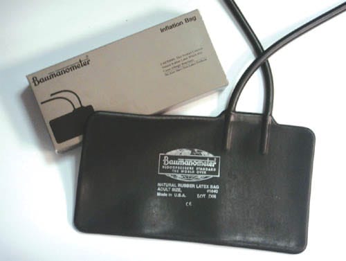 Complete Medical Blood Pressure Inflation Bag For Baum Adult Blood Pressure Cuff