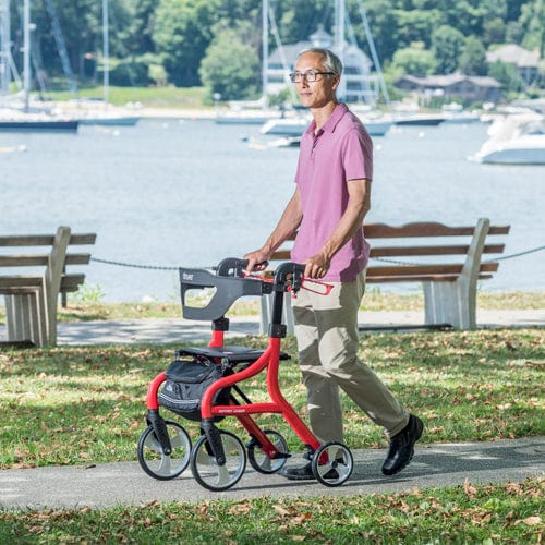 Complete Medical Mobility Products Nitro Sprint Rollator Red