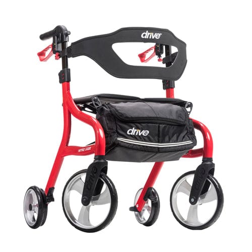 Complete Medical Mobility Products Nitro Sprint Rollator Red