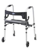 Complete Medical Mobility Products Clever-Lite Walker w/Seat & Push-Down Brakes