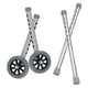 Complete Medical Mobility Products Walker Wheel Comb. Kit (Tall Extension Legs w/Wheels)