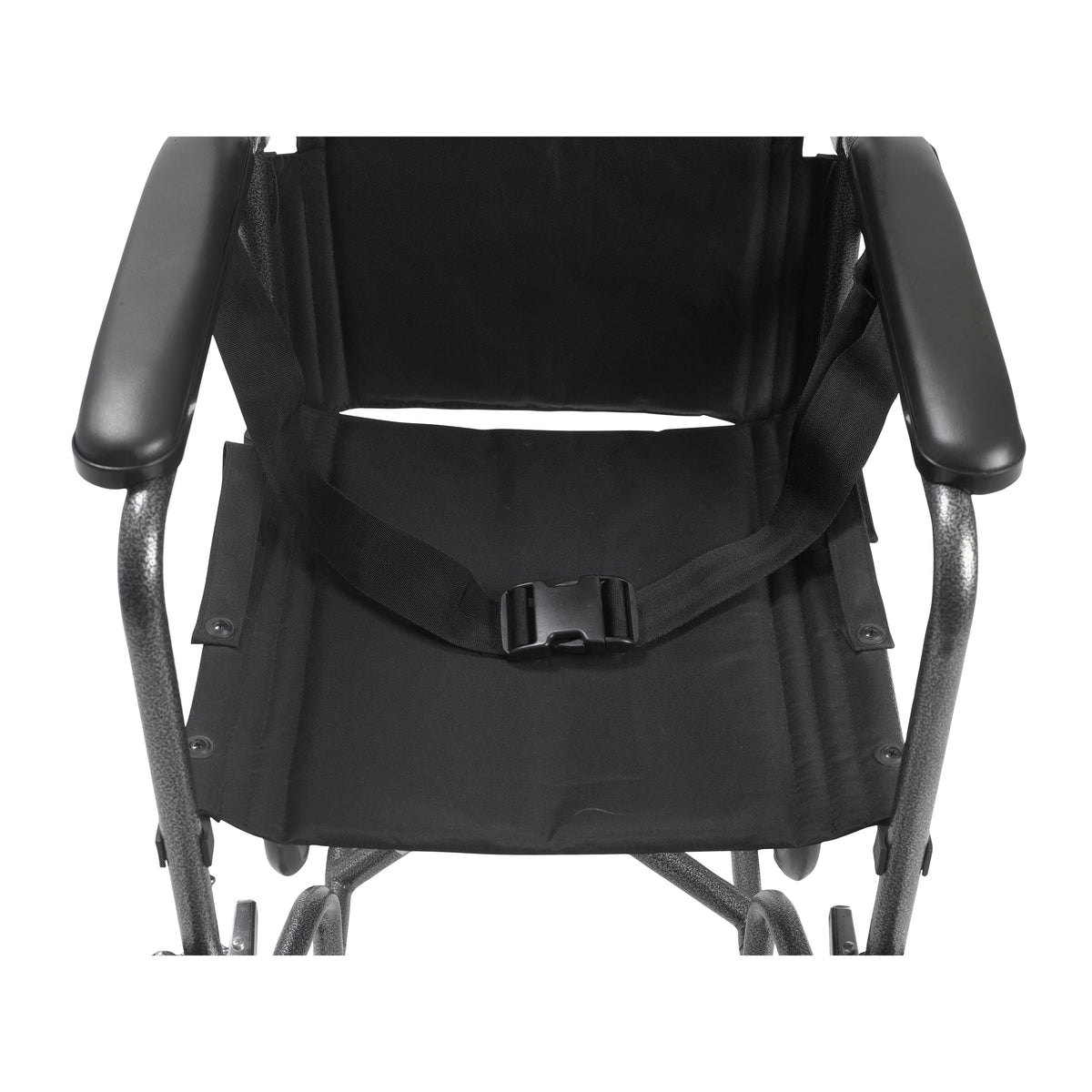 Complete Medical Wheelchairs & Accessories Wheelchair Transport 17" Silver Vein Finish