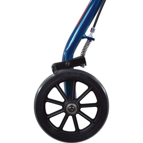 Complete Medical Mobility Products Aluminum Rollator w/Loop Brake Blue, 4-Wheel