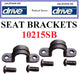 Complete Medical Mobility Products Seat Brackets (3) and Hardware for 11053A/B Rollators