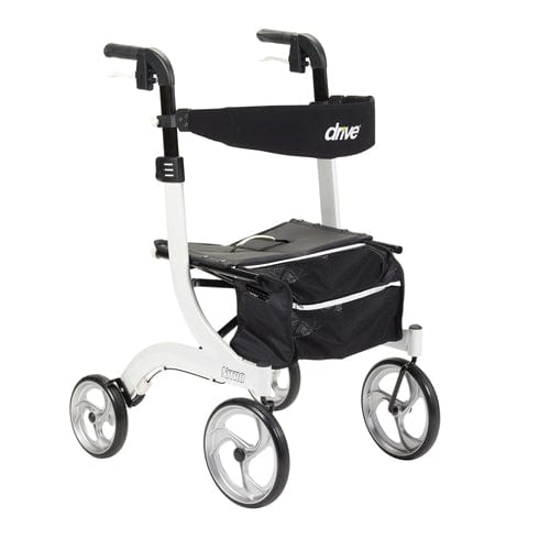 Complete Medical Mobility Products Nitro Rollator, Black with 10" Casters