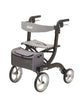 Complete Medical Mobility Products Nitro Rollator, Black with 10" Casters
