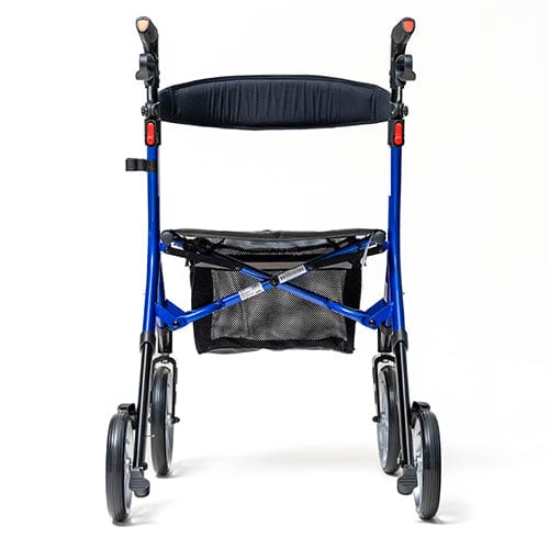 Complete Medical Mobility Products Ascent Euro-Style Rollator Cobalt Blue