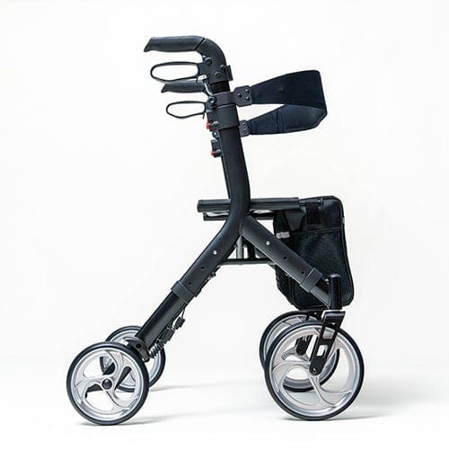 Complete Medical Mobility Products Ascent Euro-Style Rollator Textured Black