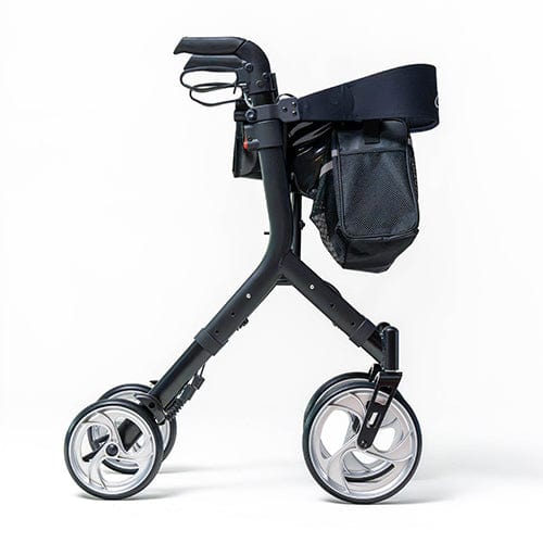 Complete Medical Mobility Products Ascent Euro-Style Rollator Textured Black