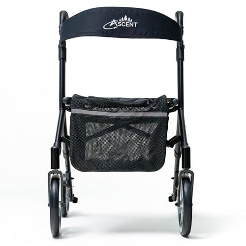 Complete Medical Mobility Products Ascent Euro-Style Rollator Textured Black