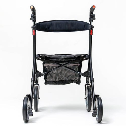 Complete Medical Mobility Products Ascent Euro-Style Rollator Textured Black