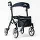 Complete Medical Mobility Products Ascent Euro-Style Rollator Textured Black
