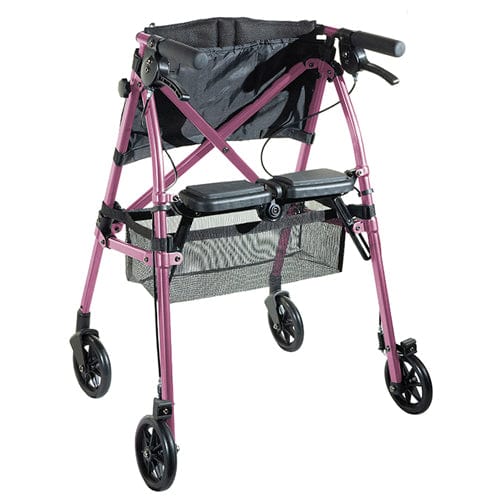 Complete Medical Mobility Products Wonder Rollator Regal Rose