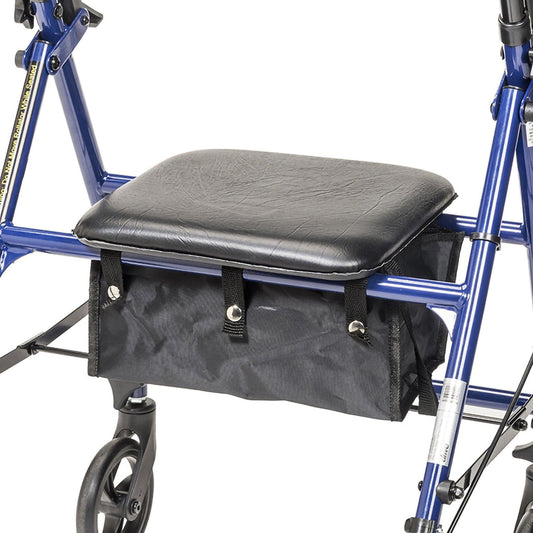 4 Wheel Rollator drive™ Blue Adjustable Height / Folding Steel Frame