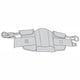 Complete Medical Mobility Products Sit-to-Stand Padded Sling Medium-Nylon