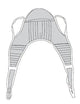 Complete Medical Mobility Products U-Sling Padded Polyester X-Large 45"x78" w/Head Support