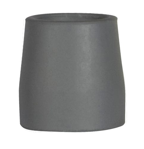 Complete Medical Mobility Products Univ Tips, Grey 1" Shaft - Pr. for Crutch, Walkers, Commodes