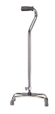 Complete Medical Mobility Products Quad Cane-Small Base with Vinyl Grip