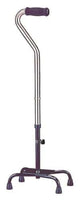 Complete Medical Mobility Products Quad Cane Heavy Duty Chrome Large Base 500# Capacity