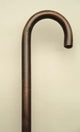 Complete Medical Mobility Products Wood Cane 1"x36" Walnut