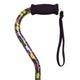 Complete Medical Mobility Products Offset Handle Aluminum Cane Color Butterfly (Each)