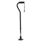 Complete Medical Mobility Products Self Standing Alum Cane with Offset Handle Black