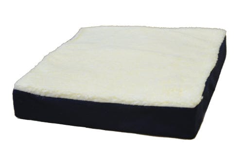 Complete Medical Wheelchairs & Accessories Gel Wheelchair Cushion w/ Fleece Top 16" x 18" x 3.5"