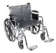 Complete Medical Mobility Products Wheelchair Std Dual-Axle 22" w/Rem Full Arms & S/A Footrest