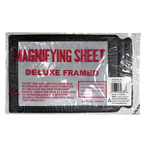 Complete Medical Aids to Daily Living Magnifier Full Page Reading Fresnel 7"x10" w/Border
