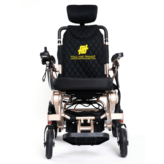 Electric Wheelchair Manual Recline Foldable FT9000MR