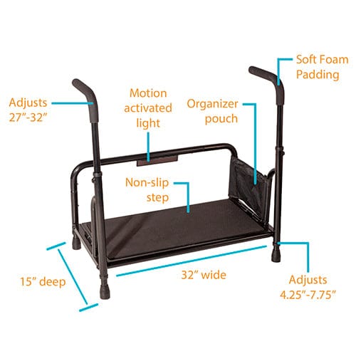 Complete Medical Aids to Daily Living Stander Step, White