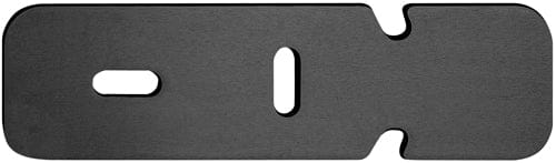 Complete Medical Wheelchairs & Accessories Transfer Board, Waterproof, w/Notches & Hand Holes, Black