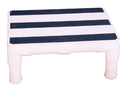 Complete Medical Aids to Daily Living Step Stool, MRI, Single Step PVC,16"W x 12"D x 6.5"H