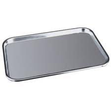 Complete Medical Aids to Daily Living Meal Tray, 21" x 16" Stainless Steel