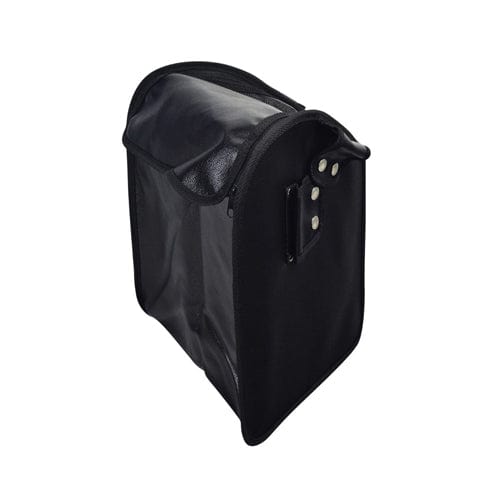 Tote Bag For 3 Wheeled Rollator Black Vinyl Zippered