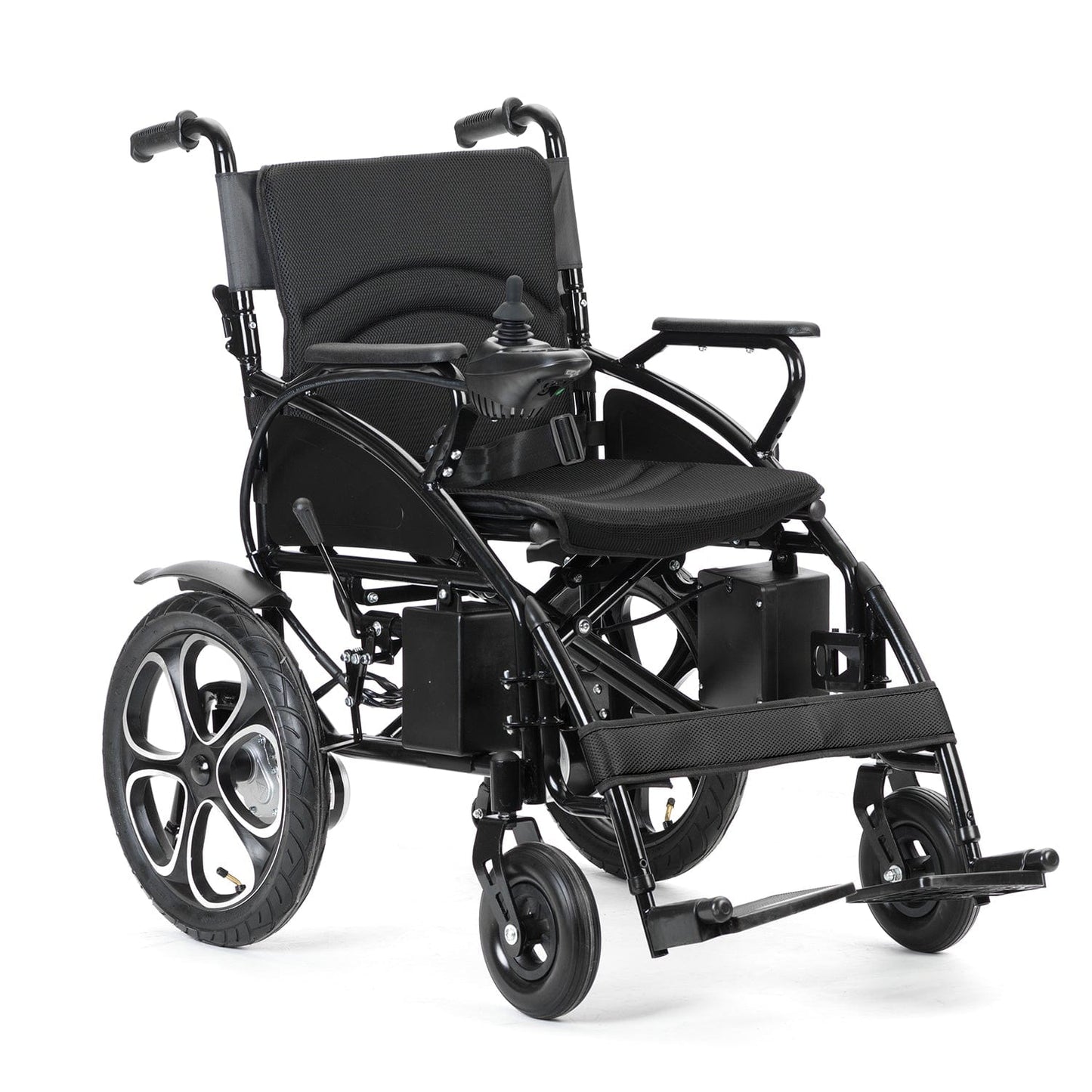 Fold and Travel Electric Wheelchair Electric Wheelchair with Lithium Battery, Electric Power Wheelchair Auto and Manual Mode