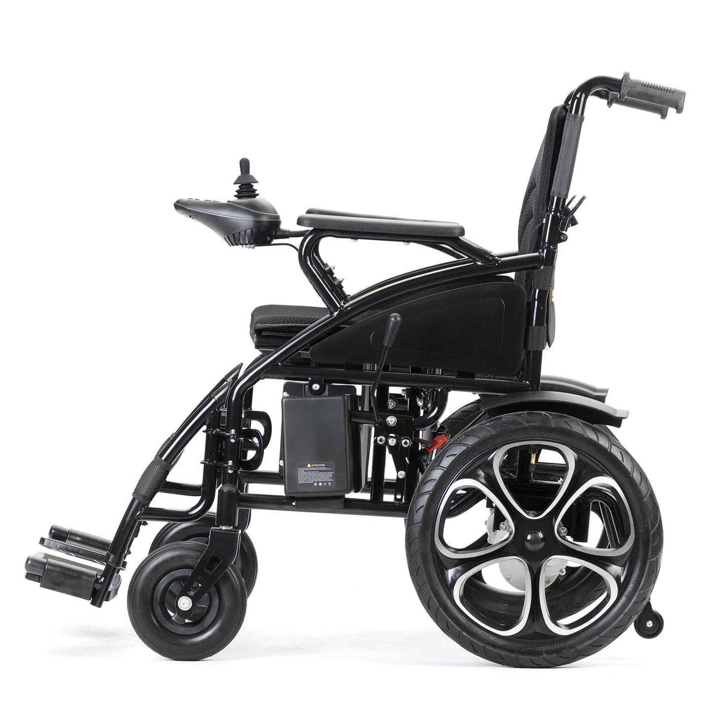 Fold and Travel Electric Wheelchair Electric Wheelchair with Lithium Battery, Electric Power Wheelchair Auto and Manual Mode