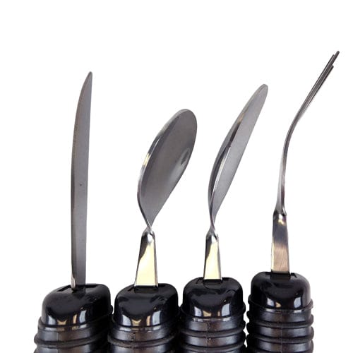 Make Eating Easier Big Grip Utensil Set, Blue Jay Brand