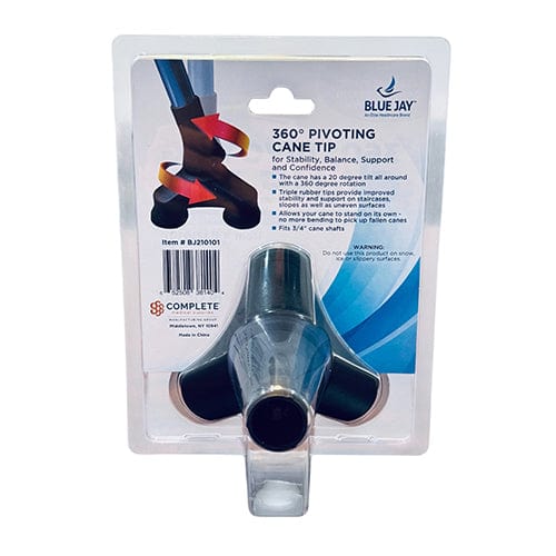 Complete Medical Mobility Products 360 degree Deluxe Pivoting Cane Tip by Blue Jay