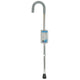 Complete Medical Mobility Products Cane, Round Handle, Blue Jay Silver with Vinyl Comfort Grip