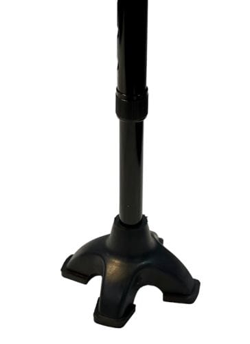 Complete Medical Mobility Products Blue Jay Offset Cane with Quadruple Tip Cane Tip