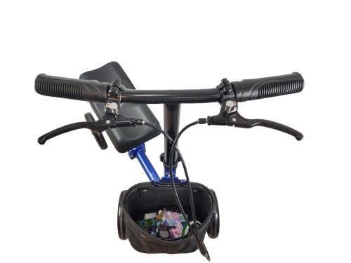 Complete Medical Mobility Products Keep Me Moving Steerable Folding Knee Scooter - BlueJay