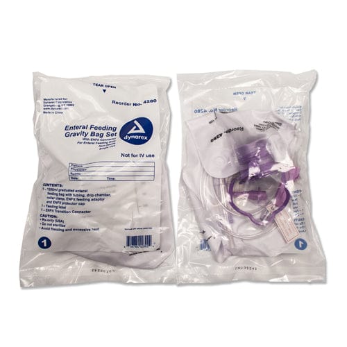 Complete Medical Aids to Daily Living Enteral Delivery Gravity Bag Set with ENFit connector,30/cs