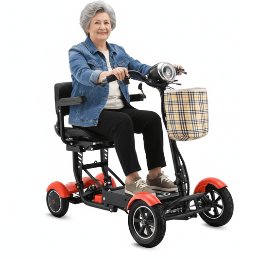 Fold & Travel Mobility Mobility Scooter Premium Wide Seat Smart Electric Wheelchair