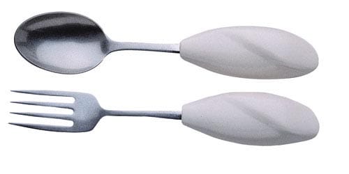 Complete Medical Aids to Daily Living Comfortable Spoon And Fork Holders (pair)