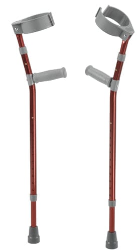 Complete Medical Mobility Products Pediatric Forearm Crutches(pr) Knight Blue 4'4"-5'5" Ht