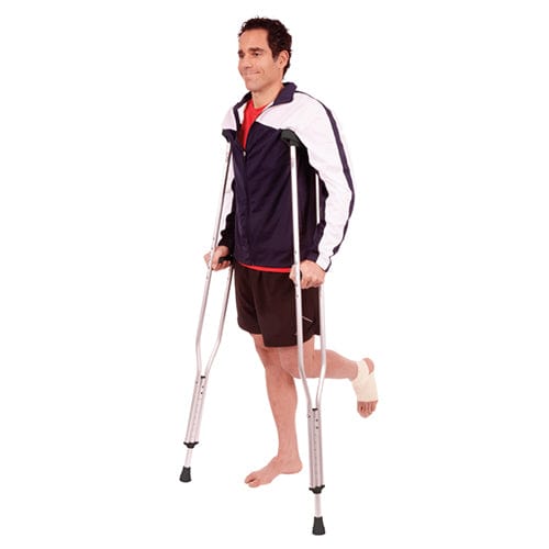 Complete Medical Mobility Products Carex Folding Crutches, Pair Universal Size